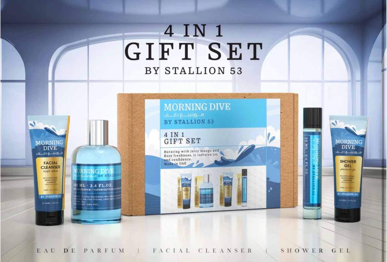 GIFT SET 4 IN 1 'MORNING DIVE' BY STALLION 53 EMPER