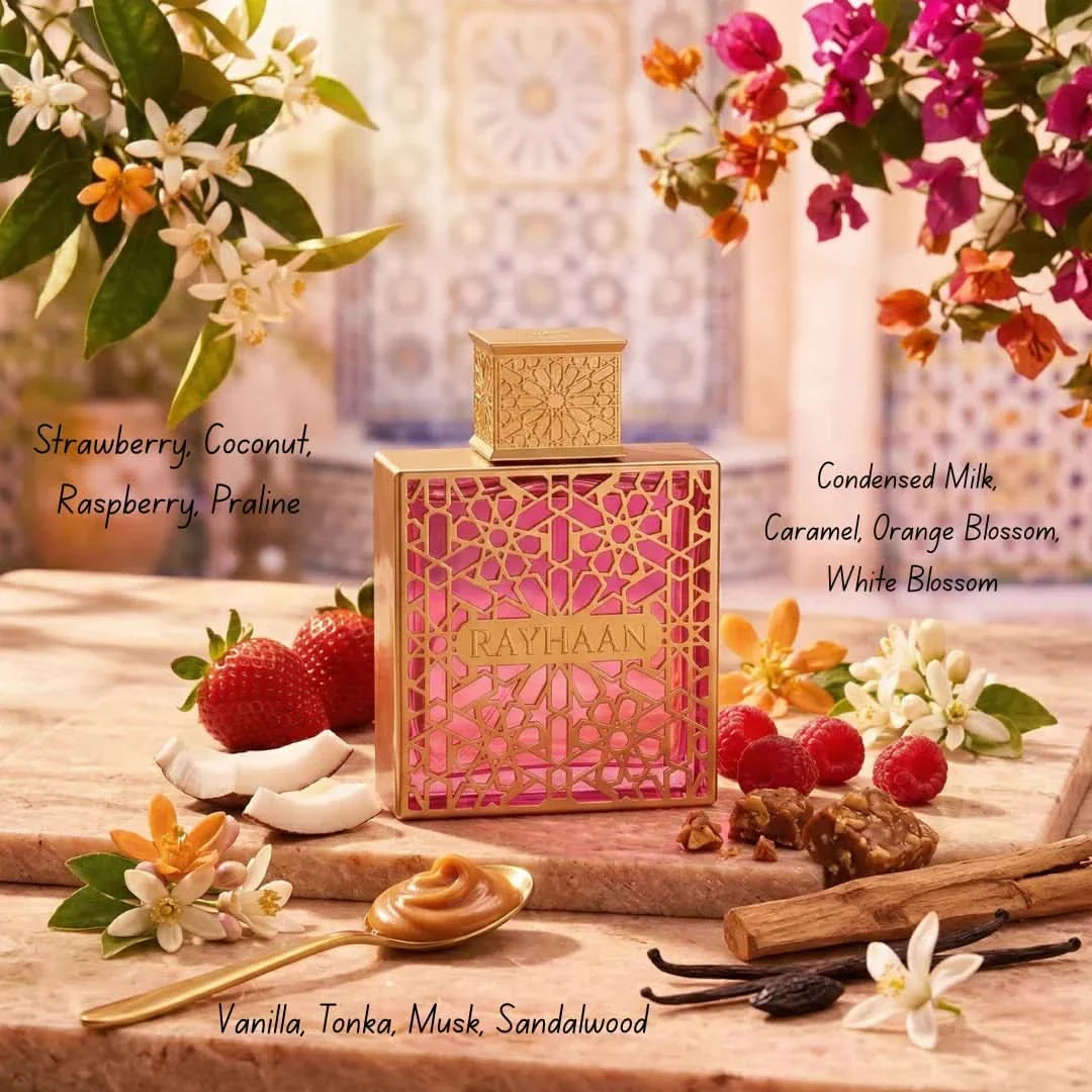 Rayhaan Kiss Eau de Parfum for Women 3.4oz (100ml)