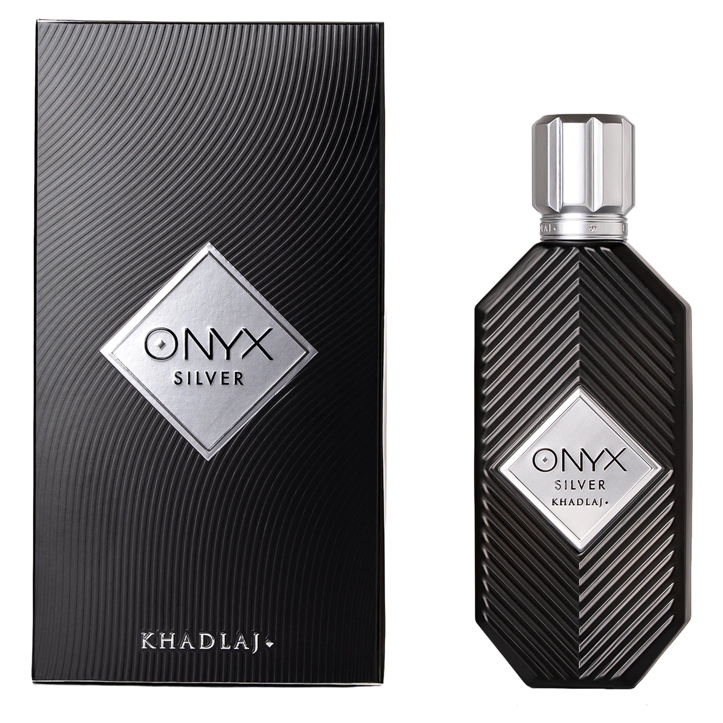ONYX SILVER by Khadlaj for Men EDP - 3.4oz (100ml)