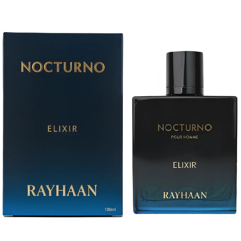 Rayhaan Nocturno Elixir EDP For Men 3.4oz (100ml)
