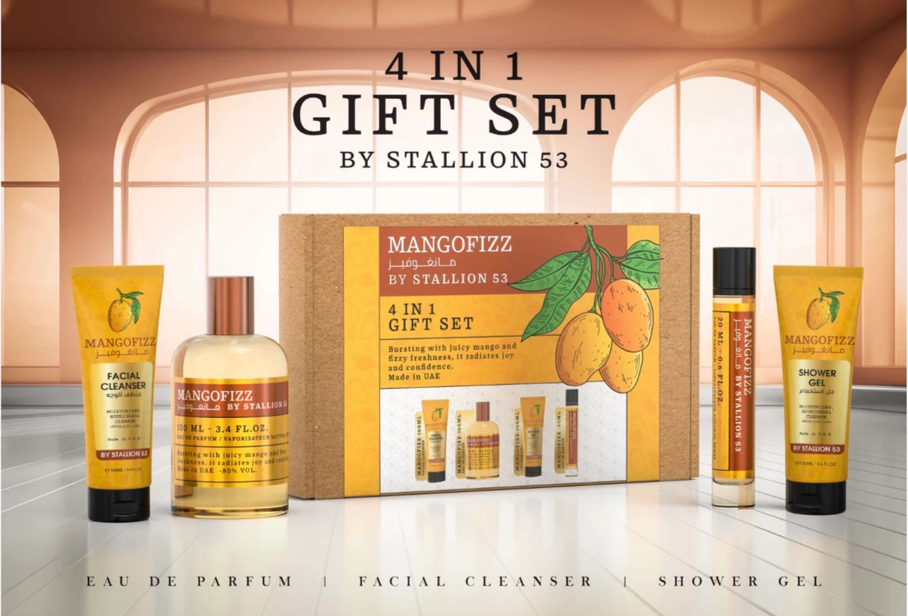 GIFT SET 4 IN 1 'MANGOFIZZ' BY STALLION 53 EMPER