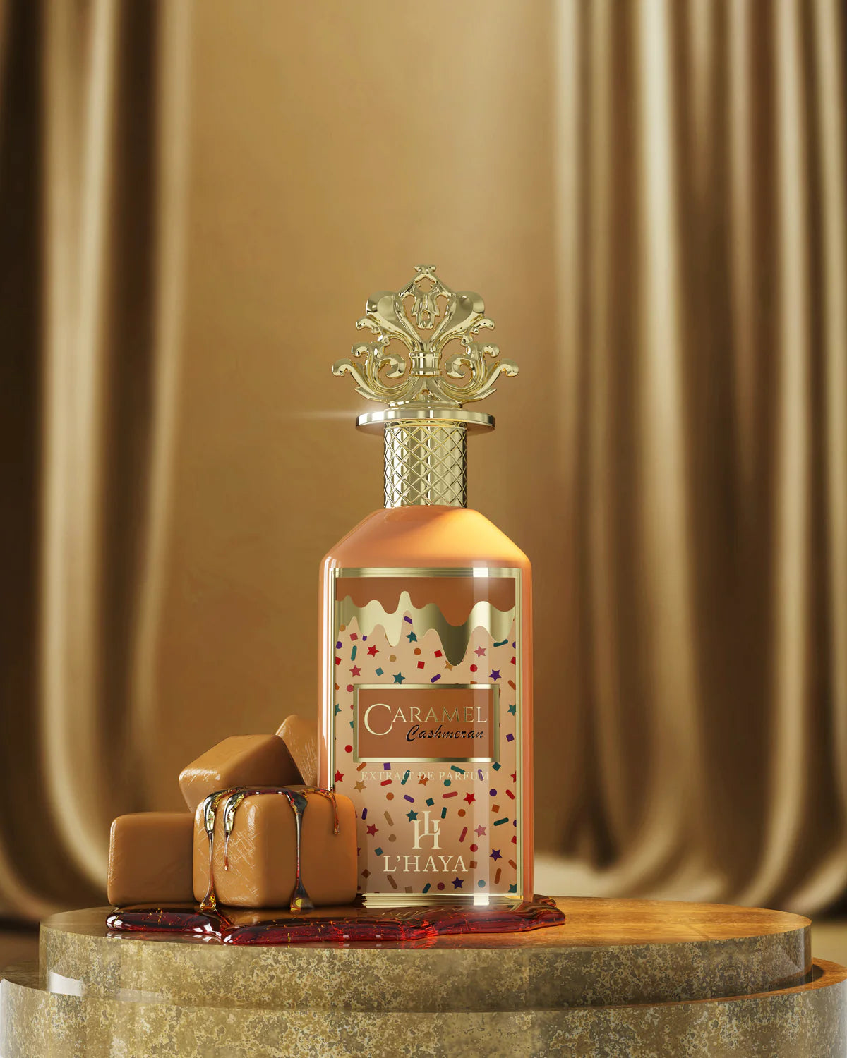 L’HAYA- CARAMEL CASHMERAN- EXTRAIT DE PARFUM