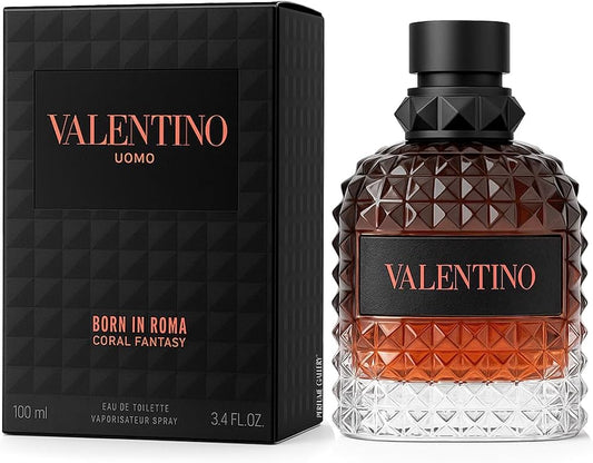 VALENTINO BORN IN ROMA CORAL FANTASY EDT 3.4oz (100ml)