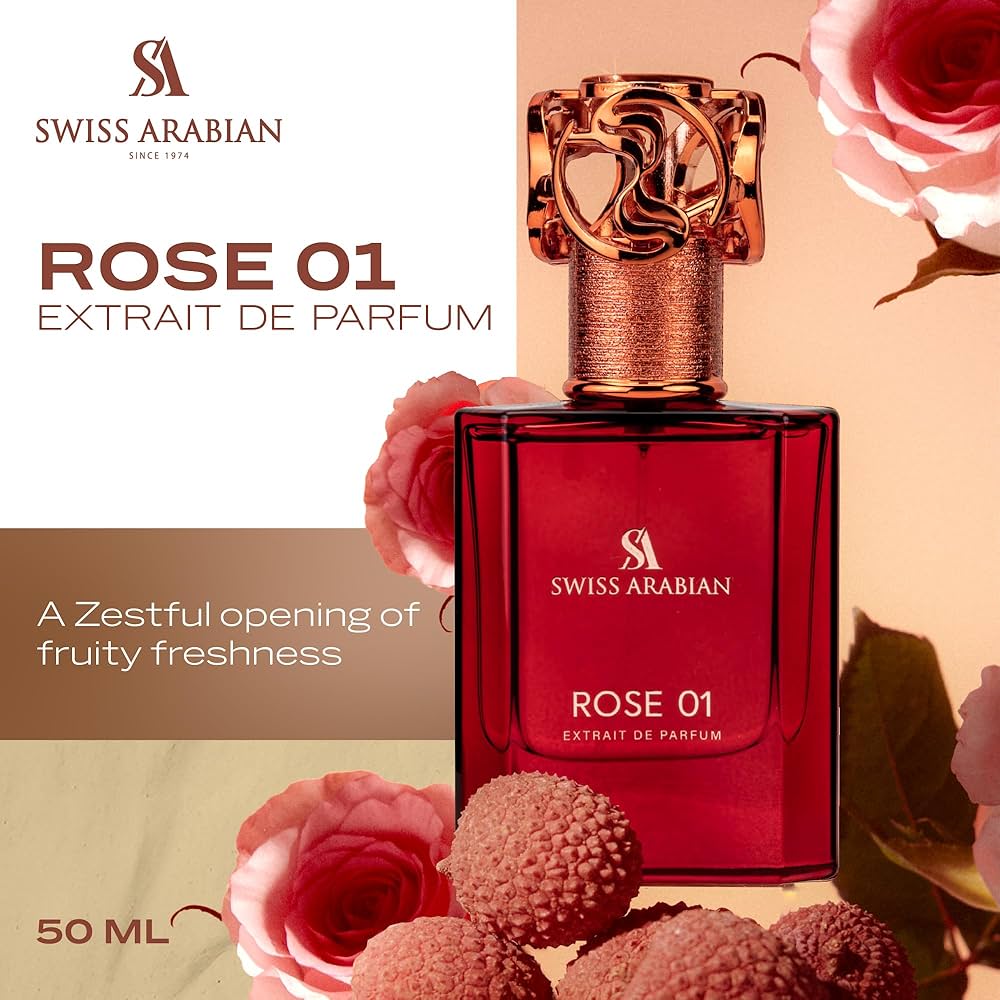 Swiss Arabian ROSE 01 Extrait de Parfum - UNISEX 1.7oz (50ml)