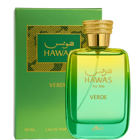 HAWAS VERDE MEN EDP - 100ML (3.40z) by RASASI