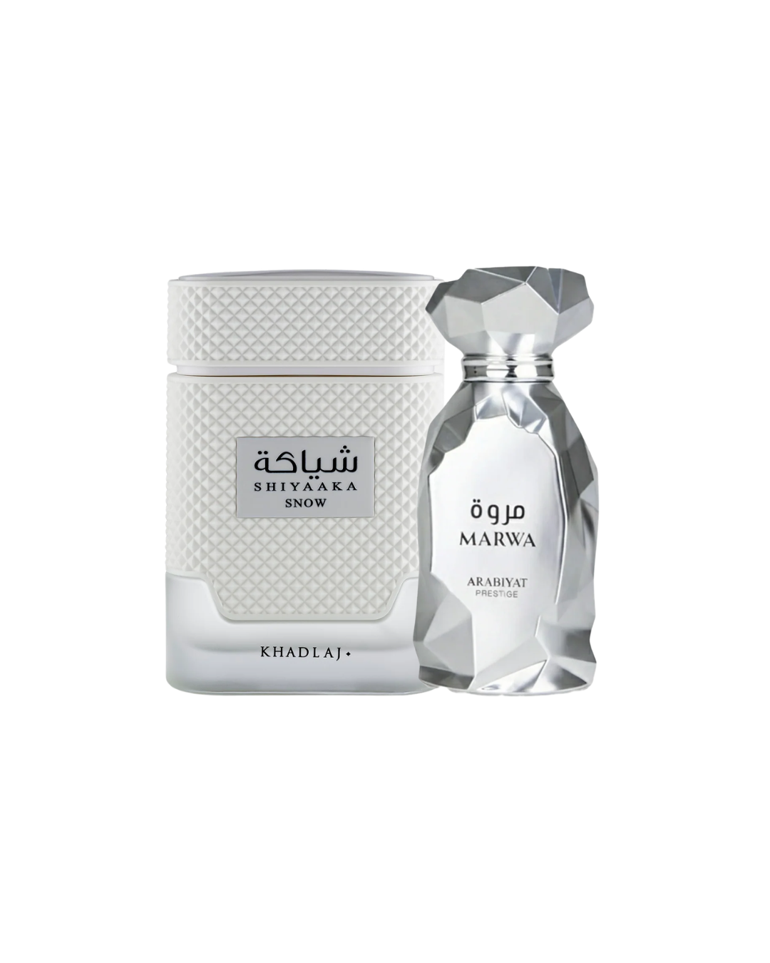 BUNDLE - LV FRESH & SOAPY - MARWA (Arabiyat Prestige) + SHIYAAKA SNOW (Khadlaj)