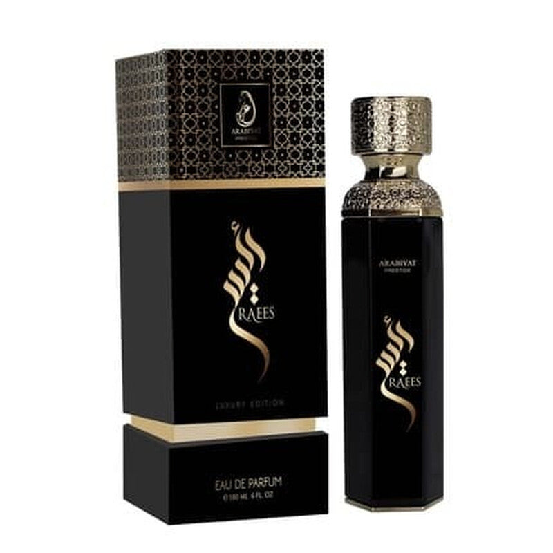 RAEES BLACK by Arabiyat Prestige Luxury Edition EDP Spray 6oz (180ml)