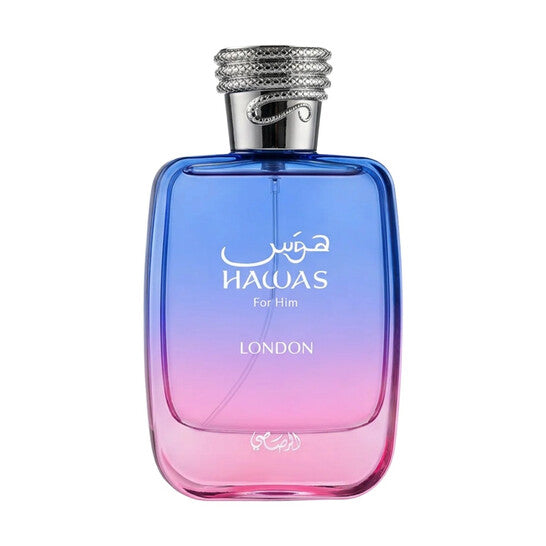 ((HOT NEW LAUNCH)) Rasasi Unisex HAWAS LONDON EDP 3.4oz (100ml) - SHIPPING STARTS 03/06